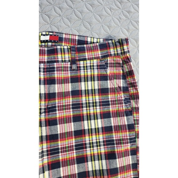 Vintage Tommy Hilfiger Carpri Plaid Pants Colorful Casual Preppy Pocket Size 5 - Picture 10 of 10